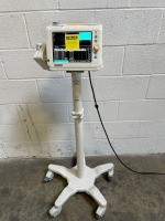 PHILIPS SURESIGNS VS3 PATIENT MONITOR ON ROLLING STAND