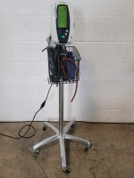 WELCH ALLYN SPOT VITAL SIGNS 420 SERIES PATIENT MONITOR ON ROLLING STAND