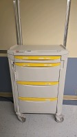 METRO FLEXLINE SUPPLY CART, 4 DRAWER, BIEGE 2100 DORCHESTER AVE., BOSTON, MA 02124