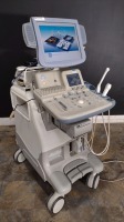 GE LOGIQ S6 ULTRASOUND MACHINE WITH 2 PROBES (M12L, E8C)