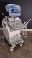 GE LOGIQ S6 ULTRASOUND MACHINE WITH 3 PROBES (E8C, M12L,M3S)