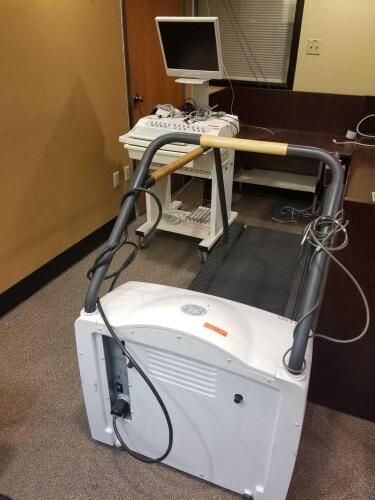 GE T2100 STRESS TEST SYSTEM WITH T2100 TREADMILL