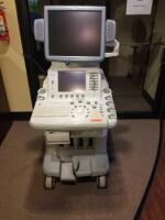 GE LOGIQ 7 ULTRASOUND MACHINE WITH M12L, E8C, 2 PROBES