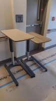 LOT OF (2) OVERBED TABLES