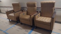 LOT OF (3) PATIENT RECLINERS