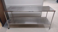 STAINLESS STEEL ROLLING BACK TABLE