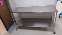 STAINLESS STEEL ROLLING BACK TABLE