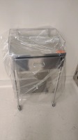 ROLLING STAINLESS STEEL ROLLING CART (NEW)