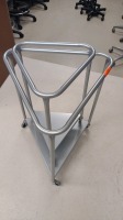 LOT OF (2) ROLLING HAMPER STANDS