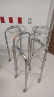 LOT OF (3) RING ROLLING RING STANDS