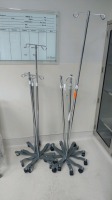 LOT OF (6) IV POLES