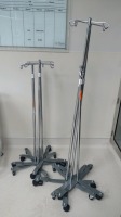 LOT OF (6) IV POLES