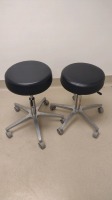 LOT OF (2) ROLLING PEDIGO STOOLS