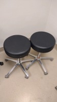 LOT OF (2) ROLLING PEDIGO STOOLS