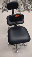 LOT OF (2) ROLLING EXAM STOOLS WITH BACK