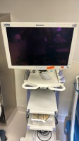 OLYMPUS ENDOSCOPY CART WITH KARL STORZ MONITOR