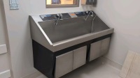 STERIS FLEXMATIC DUAL BAY SCRUB SINK (LITTLE TO NO USE)