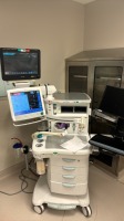 GE AISYS CS2 ANESTESIA MACHINE WITH PHILIPS MX700 MONITOR, E-SCAIO GAS MODULE, ISO VAPORIZER, SEVO VAPORIZER, AND ASSORTED MODULES