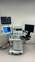 GE AISYS CS2 ANESTESIA MACHINE WITH PHILIPS MX700 MONITOR, E-SCAIO GAS MODULE, ISO VAPORIZER, SEVO VAPORIZER, AND ASSORTED MODULES