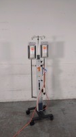 LEVEL 1 H-1200 FLUID WARMER ON ROLLING STAND