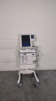 NELLCOR PURITAN BENNETT 840 VENTILATOR ON ROLLING STAND (BILEVEL, TC, PAV+, RM, LC, VV+, TRENDING)