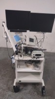 SENSORMEDICS ROLLING CART WITH NONIN 7500 AND SUNTECH TANGO+ MONITORS