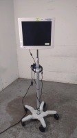 NATIONA DISPLAY SYSTEMS SC-SX19-A1A11 19 INCH MONITOR ON ROLLING STAND