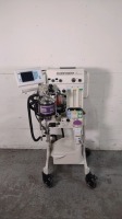 DRAGER NARKOMED MOBILE ANESTHESIA MACHINE WITH VAPOR 2000 ISOFLURANE VAPORIZER