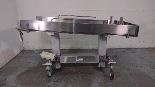 HOSPITAL THERAPY PRODUCTS, INC. POWER AUTOPSY TABLE WITH HAND CONTROL ...