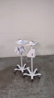 WELCH ALLYN REF 4800-60 (2) MOBILE STANDS