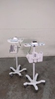 WELCH ALLYN REF 4800-60 (2) MOBILE STANDS