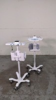 WELCH ALLYN REF 4800-60 (2) MOBILE STANDS