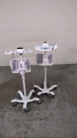 WELCH ALLYN REF 4800-60 (2) MOBILE STANDS