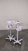 WELCH ALLYN REF 4800-60 (2) MOBILE STANDS