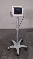 PHILIPS INTELLIVUE MP5T PATIENT MONITOR ON ROLLING STAND