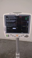 GE DASH 5000 PATIENT MONITOR ON ROLLING STAND