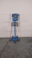 GE DINAMAP PRO 400V2 VITAL SIGNS MONITOR ON ROLLING STAND