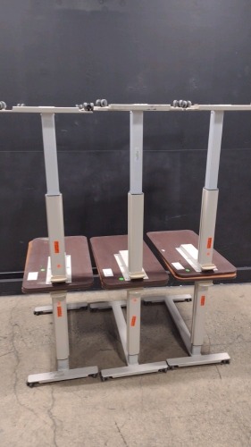 LOT OF (5) OVERBED TABLES