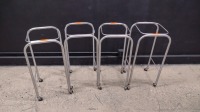 LOT OF (4) SS LINEN CARTS