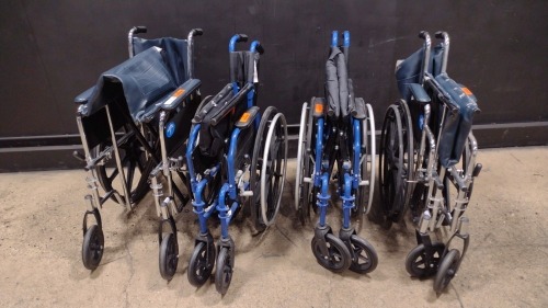 LOT OF (4) WHEELCHAIRS