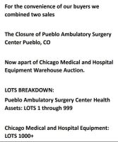 PUEBLO AMBULATORY SURGERY CENTER / CHICAGO WAREHOUSE SALE