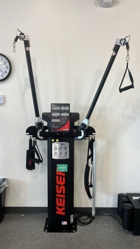 KEISER RESISTANCE TRAINING SYSTEM WITH FUNCTIONAL TRAINER AND COMPRESSOR LOCATION: NORWOOD PERFORMANCE THERAPY 30 PERWAL ST, WESTWOOD MA 02090