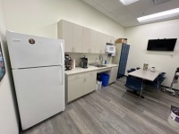 ASSORTED KITCHEN EQUIPMENT TO INCLUDE REFRIDGERATOR, TABLKE, CHAIRS, LOCKERS AND TV LOCATION: NORWOOD PERFORMANCE THERAPY 30 PERWAL ST, WESTWOOD MA 02090