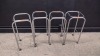 LOT OF (4) SS LINEN CARTS