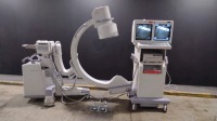 OEC SERIES 9800 VASCULAR C-ARM SYSTEM WITH 12 INCH II TO INCLUDE DUAL MONITOR WORKSTATION WITH HAND CONTROL & FOOTSWITCH (SERIAL# 82-0232) (DOM: 12/1999)