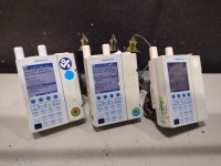 LOT OF (3) SIGMA SPECTRUM INFUSION PUMPS (V. 6.05.15 SOFTWARE VERSION)