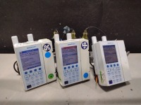 LOT OF (3) SIGMA SPECTRUM INFUSION PUMPS (V. 6.05.15 SOFTWARE VERSION)