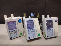 LOT OF (3) SIGMA SPECTRUM INFUSION PUMPS (V. 6.05.15 SOFTWARE VERSION)