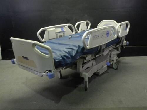 HILL-ROM TOTALCARE P1900 HOSPITAL BED WITH CPR AND FOOT BOARD