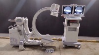 GE SERIES 9800 PLUS C-ARM SYSTEM WITH 9 INCH II TO INCLUDE DUAL MONITOR WORKSTATION WITH HAND CONTROL & FOOTSWITCH (SERIAL# 89-1720) (DOM: NOVEMBER 2002)